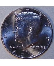 США 50 центов 2021 Президент Кеннеди (1/2 доллара) D  UNC