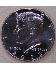 США 50 центов 2022 Президент Кеннеди (1/2 доллара) P UNC арт. 2936