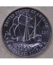 США 25 центов 2026 Мэйфлауэрское соглашение. 250 лет Независимости. D. UNC. арт. 5614