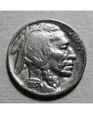 США 5 центов 1937 индеец 