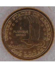 США 1 доллар 2000 Сакагавея. Парящий орел. P. арт. 2441