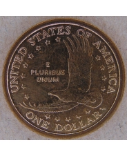 США 1 доллар 2001 Сакагавея. Парящий орел. P. арт. 2446