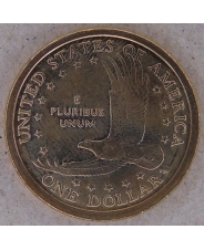 США 1 доллар 2008 Сакагавея. Парящий орел. D. арт. 2449