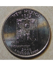 США 25 центов 2008 New Mexico Нью-Мексико P UNC