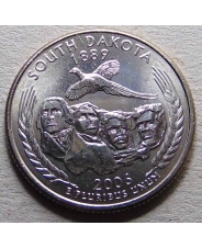 США  25 центов 2006 South Dakota Южная Дакота  P  UNC