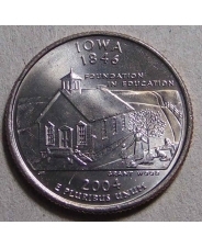 США 25 центов 2004 Iowa Айова P UNC