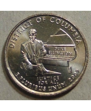 США  25 центов Districk of Columbia  Округ Колумбия P UNC