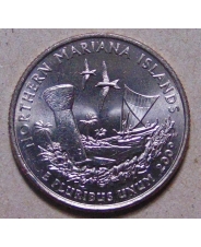 США 25 центов 2009 Northern Mariana Islands Северные Марианские острова P UNC