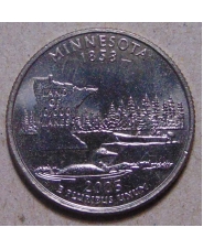 США 25 центов 2005 Minnesota.  Минисота P UNC арт. 2483