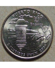 США 25 центов 2009 Puerto Rico Пуэрто Рико P UNC