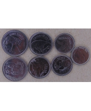 Бразилия набор 7 монет 5, 10 ,50 ,100, 100, 500, 1000 крузейро 1992-93 животные UNC арт. 1953