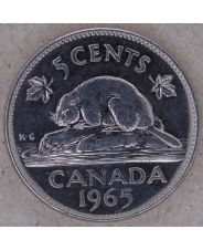 Канада 5 центов 1965 арт. 2471