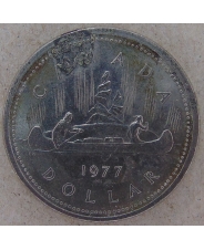 Канада 1 доллар 1977 (дефект)