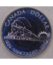 Канада 1 доллар 1986 100 лет городу Ванкувер. арт. 3150-63000
