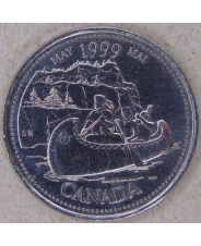 Канада 25 центов 1999 Май. арт. 3558