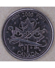Канада 25 центов 2000 Миллениум. Гордость. арт. 3535