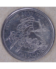 Канада 25 центов 2000 Миллениум. Креативность. арт. 3539