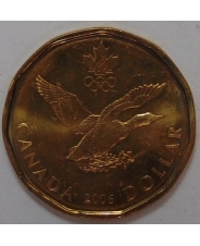Канада 1 доллар 2006 Олимпийские игры Турине UNC. арт. 1367
