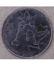 Канада 25 центов 2007 Олимпиада Ванкувер 2010. Керлинг. арт. 3557