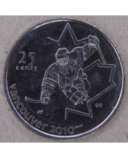 Канада 25 центов 2009 Олимпиада Ванкувер 2010. Следж-хоккей. арт. 3555
