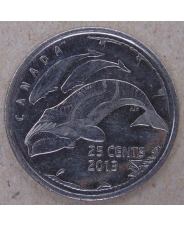 Канада 25 центов 2013 Охота на китов. арт.1730-00005