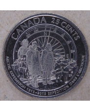 Канада 25 центов 2013 Арктическая экспедиция. Арт. 1731-00005