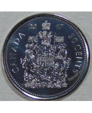Канада 50 центов 2017 UNC  арт. 0749