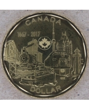 Канада 1 доллар 2017 150 лет Конфедерации 1867-2017 UNC. арт. 3762-00014