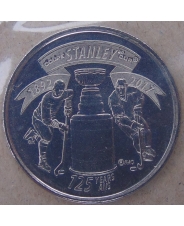 Канада 25 центов 2017 125-й юбилейный кубок Стенли UNC запайка арт.1799