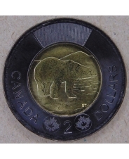 Канада 2 доллара 2022 Черный доллар. В память о Елизавете II UNC арт. 3772