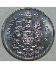 Канада 50 центов 1974