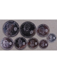 Эквадор. Набор из 8 монет 5,10,25 и 50 сентаво 2023(2024) Исторические деятели Эквадора UNC. арт. 4321