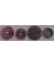 Оман 5, 10, 25, 50 байс 2015 45 лет султанату UNC. арт. 5217