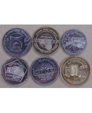 Сирия 1 лира, 2, 5, 10, 25, 50 фунтов 1996-2018 UNC. арт. 5362