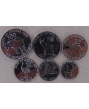 Эритрея Набор 6 монет 1, 5, 10, 25, 50, 100 центов 1997 UNC арт. 1941 