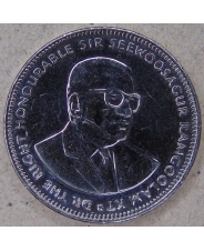 Маврикий 1 рупия 2012 UNC. арт. 1089