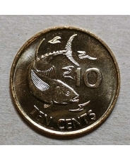 Сейшелы 10 центов 2012 UNC арт. 2103-00001