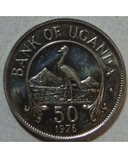 Уганда 50 центов 1976 aUNC-UNC 